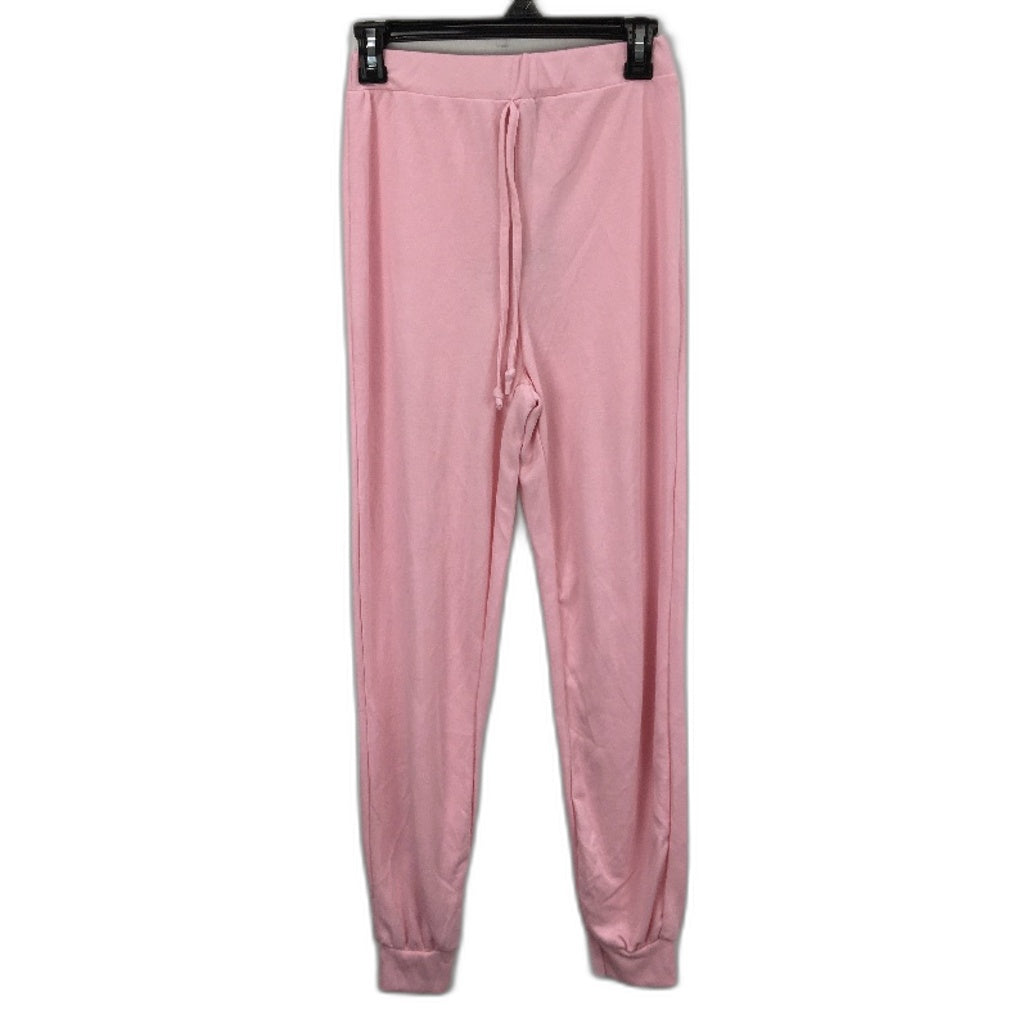 Boohoo Lightweight Relaxed Casual Baby Pink Joggers Ladies Size UK 8 NEW