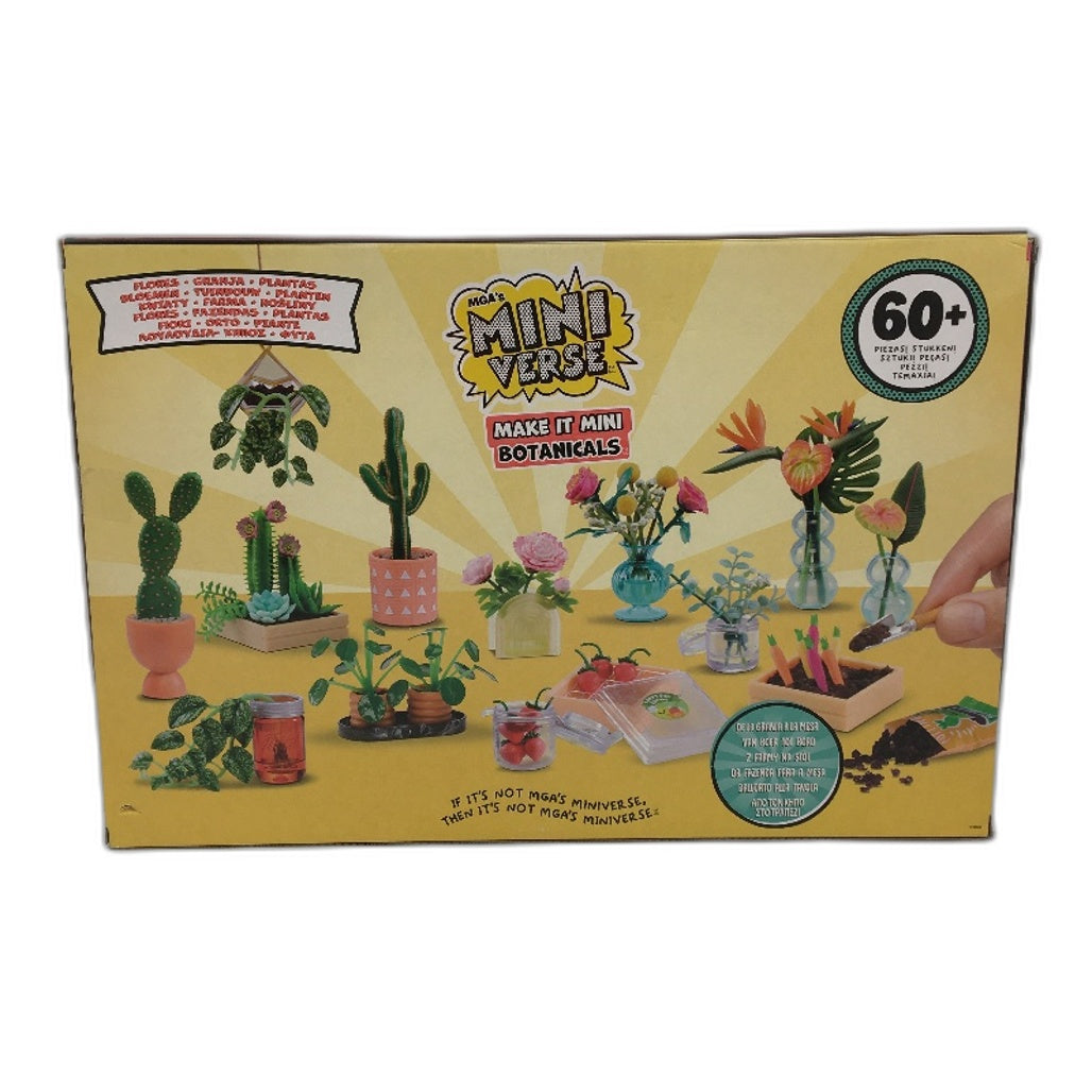 MGAs Mini Verse Over 60 Pieces Farm To Table Flower Plant Playset Ages 8Plus NEW