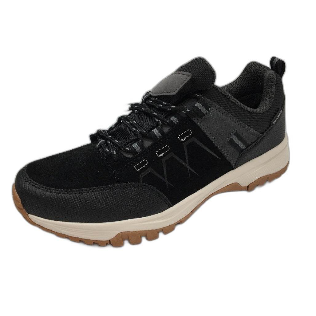 Crane Mens Hiking Low Cut Lace Up Black Sneaker Style Shoes Size 8 NEW