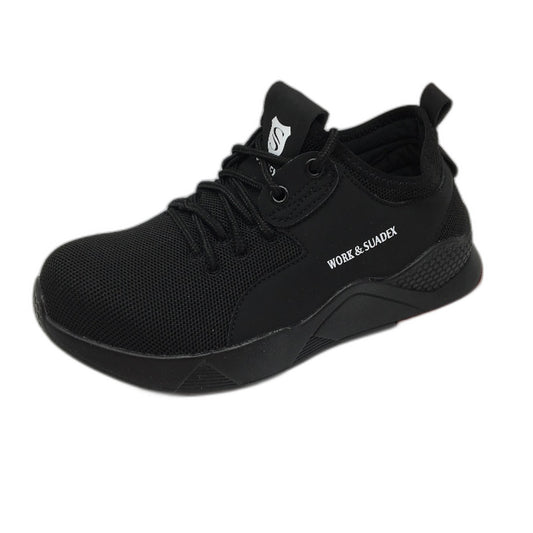 Work And Suadex Steel Cap Black Safety Sneaker Shoes Ladies Size 39 AUS 8 NEW