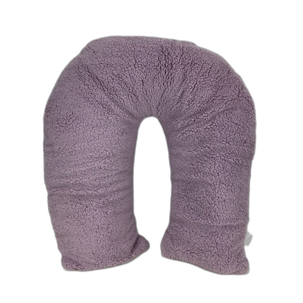 Kirkton House Super Soft Snuggly Purple Sherpa Body Pillow NEW