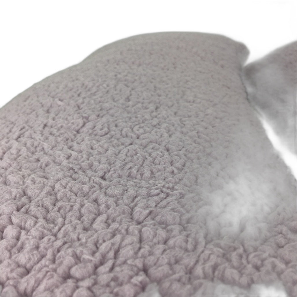 Kirkton House Super Soft Snuggly Purple Sherpa Body Pillow NEW