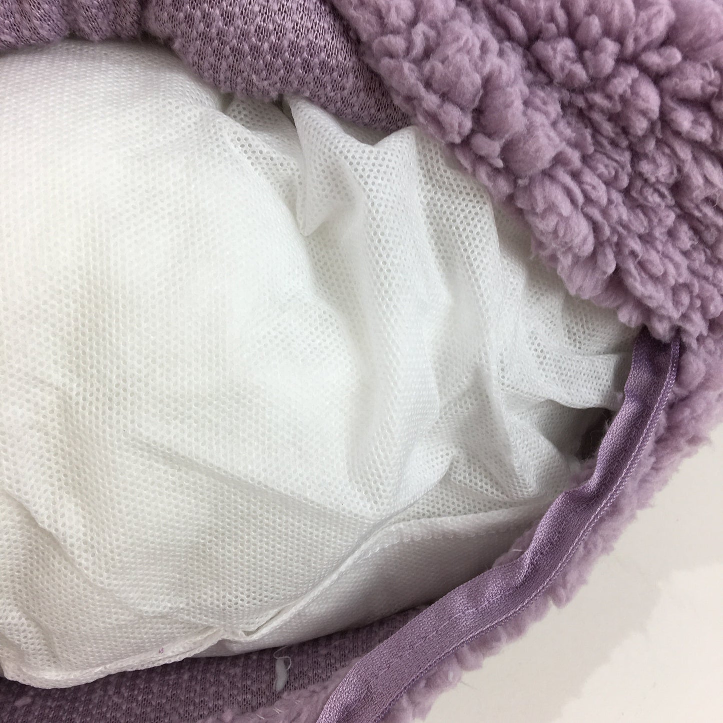 Kirkton House Super Soft Snuggly Purple Sherpa Body Pillow NEW