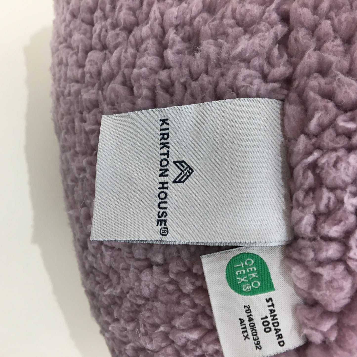 Kirkton House Super Soft Snuggly Purple Sherpa Body Pillow NEW