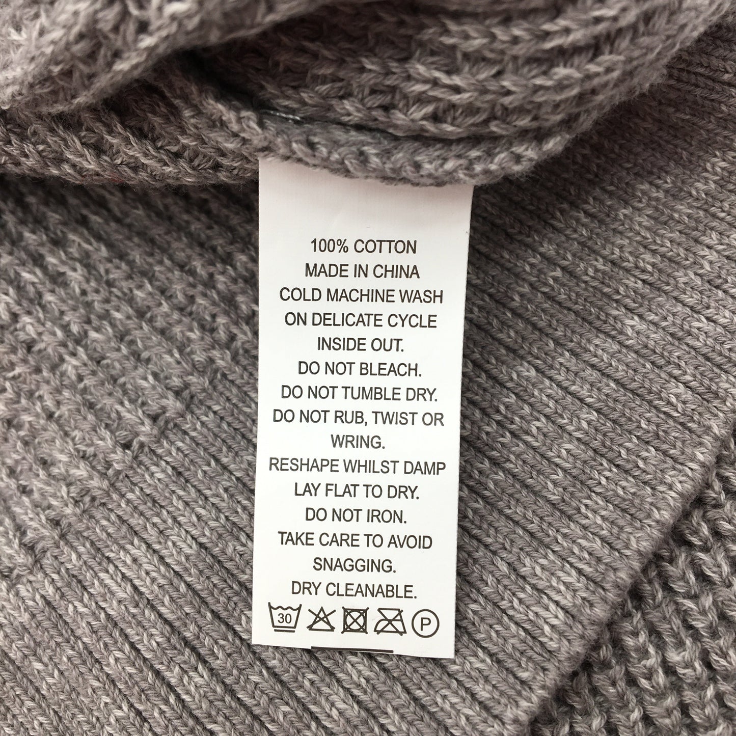 Jeanswest Elmore Grey Marle Textured Crew Waffle Knit Sweater Mens Sz Medium NEW