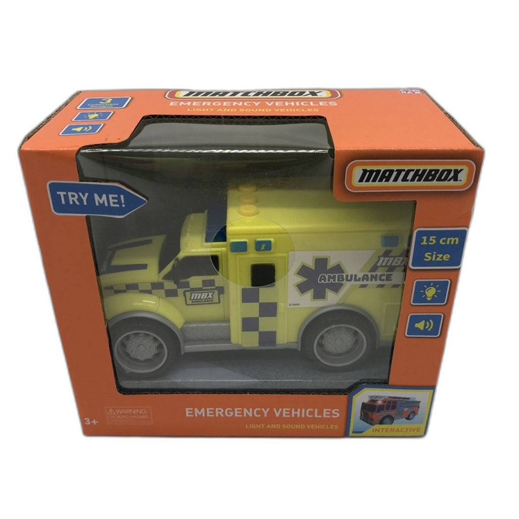 Fun Max & Nex 15cm Matchbox Emergency Vehicles incl 7cm Diecast Cars NEW