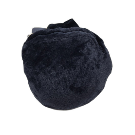 Crane Performance Fluffy Navy Front Pocket Packable Snuggle Hoodie One Size NEW