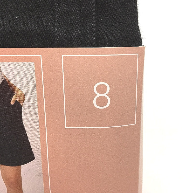 Vintage Serra Button Up Shorts - Black Cotton Blend Denim Ladies Style Pack