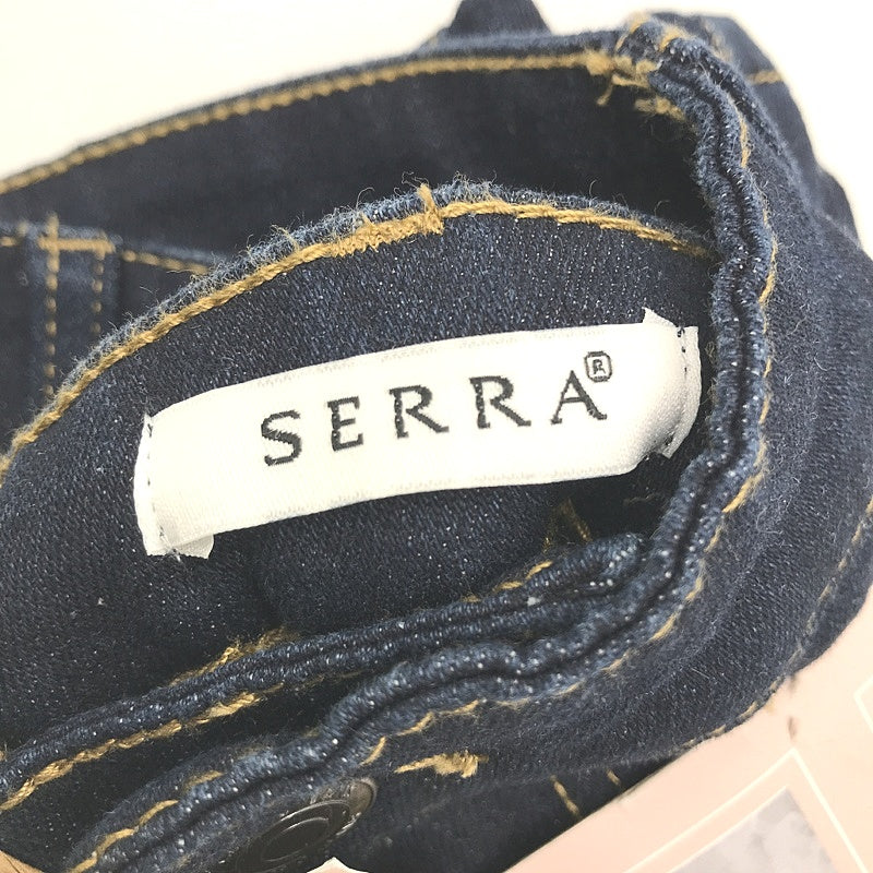 Serra Navy Blue Denim Jeans Zip-Up Button Closure Ladies Size 18 NEW