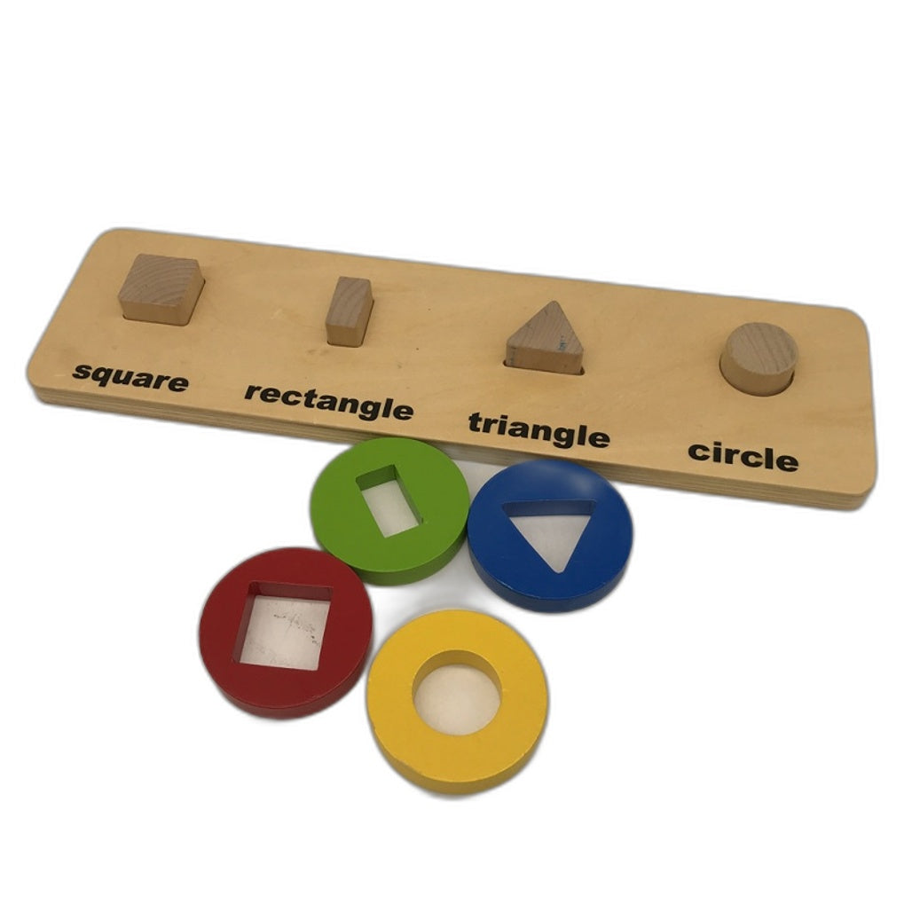 Toy Box Shapes Match Circles Traditional Wooden Toys Shape Matching Game