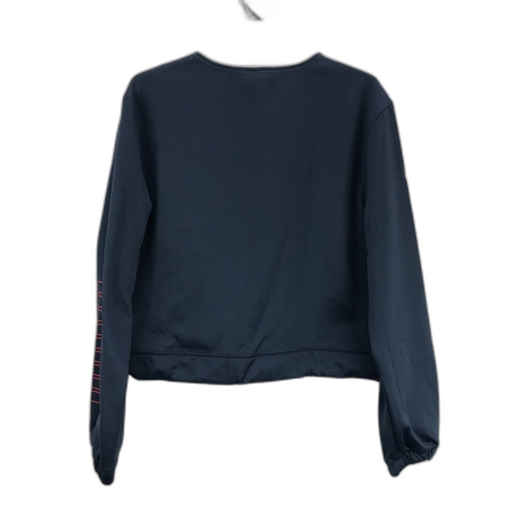 Puma Navy, White & Magenta Track Hoodie Quarter Zip Ladies Size Medium