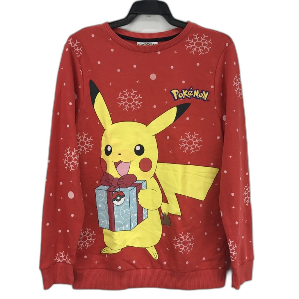 Pokemon Red Christmas Pikachu Sweater Unisex Youth Size 12-13 Years