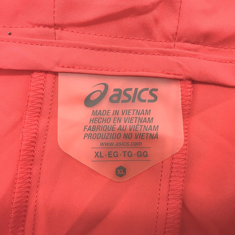 Asics Pink Windbreaker Thin Hooded Zip-Up Track Jacket Ladies Size XL