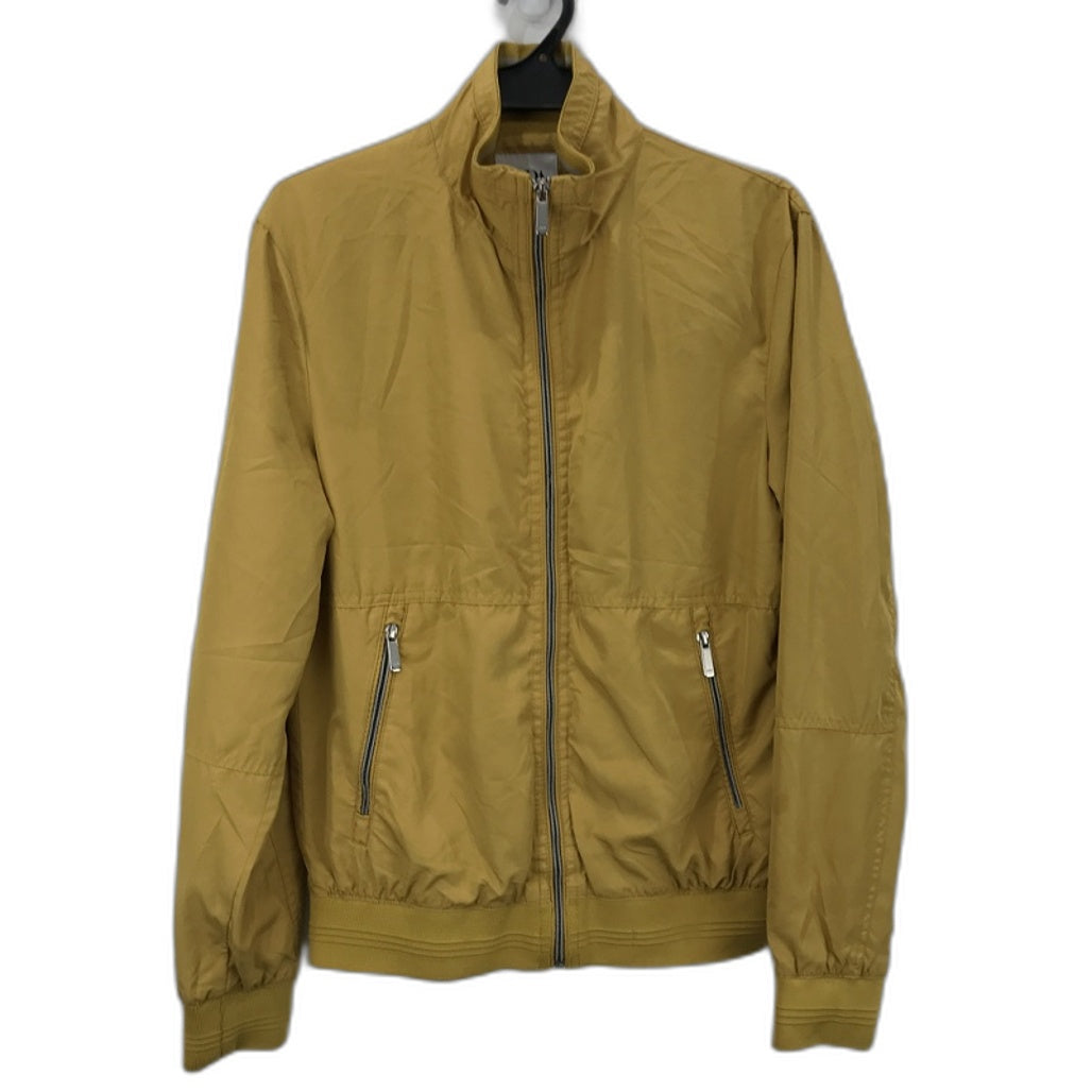 Zara Mustard Yellow Zip-Up Varsity Jacket Ladies Size US Small Preowned