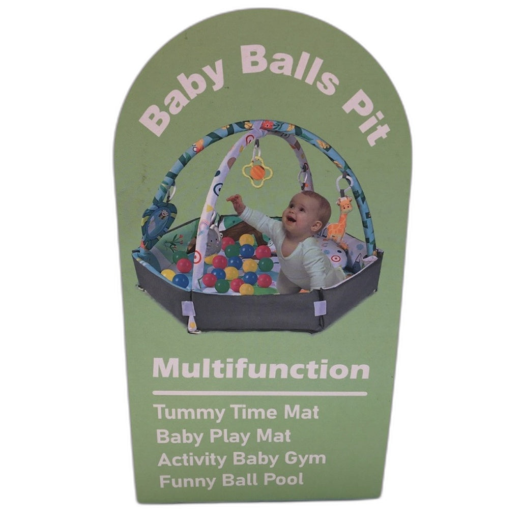 Jyu Smile All-Round Development Funny Baby Play Mat & Ball Pit with Toys NEW