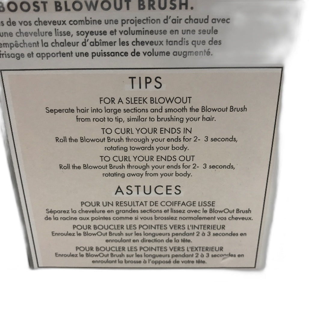 BondiBoost Blowout Brush Hairdryer & Hairbrush Professional Styling Tool NEW