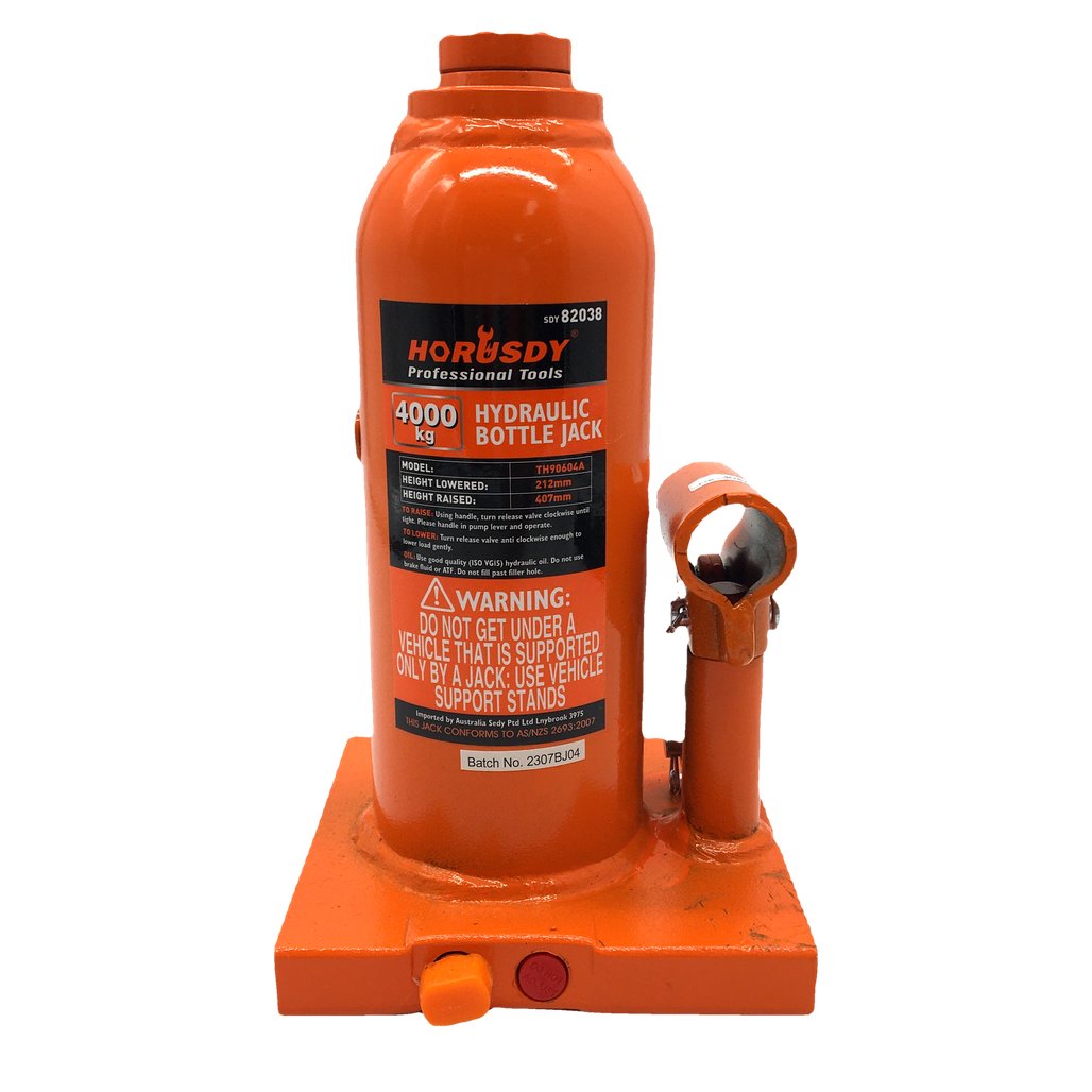 Horusdy Professional Tools Hand Operated Hydraulic Bottle Jack 4000kg NEW