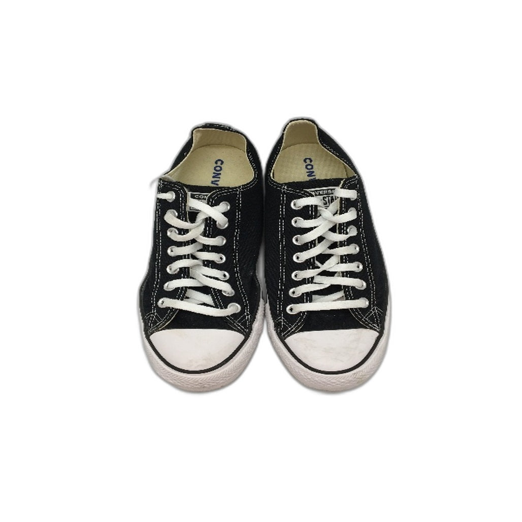 Converse All Star Chuck Taylor Black Low Basketball Sneakers Unisex Size M10 L12