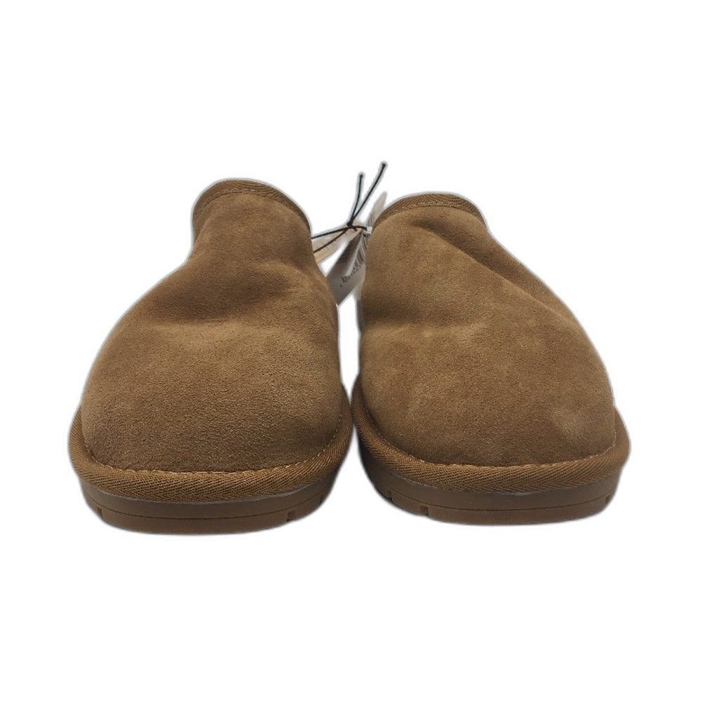 UGG Australian Double Face Sheepskin Chestnut Scuff Slippers Mens Size AU 10 NEW