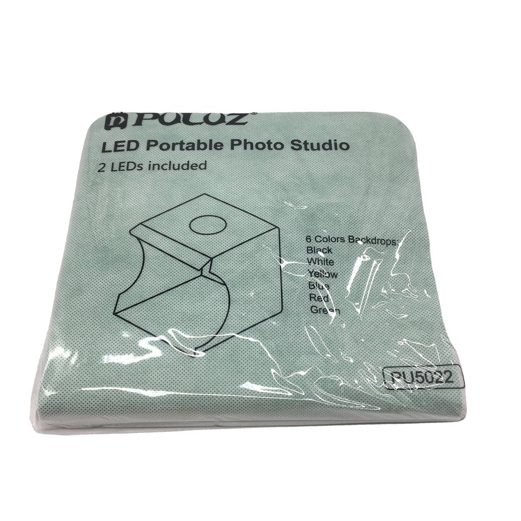 Puluz Photography Studio Tent - Shadowless Light Kit & Background