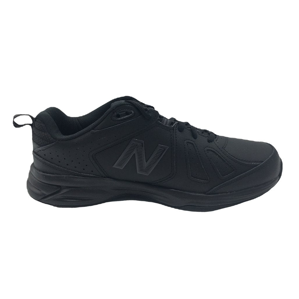 New Balance 624v5 Black Leather Cross Trainers Mens Size US XWide 9 Half NEW