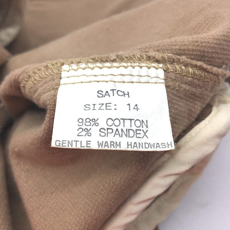 Caramel Brown Corduroy Button Up Army Style Jacket Ladies Size AU 14 - Caramel Brown 98% Cotton 2% Spandex Durable Lightweight Satch