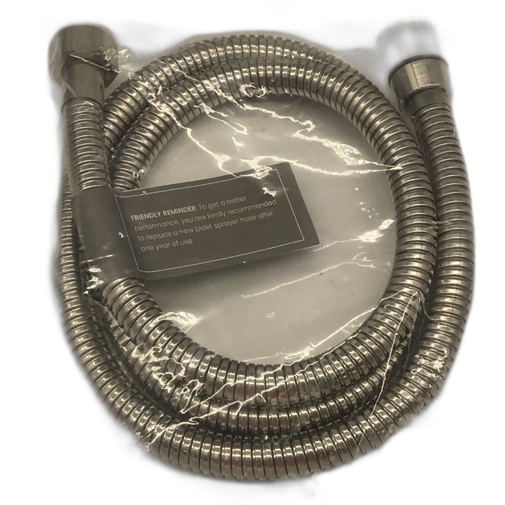 Roccar Handheld Bidet Brushed Silver Handheld Toilet Sprayer Kit with Hose NEW