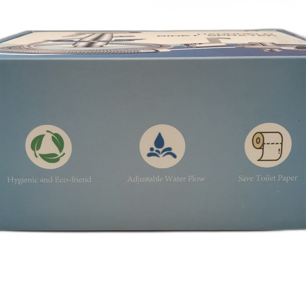 Roccar Handheld Bidet Brushed Silver Handheld Toilet Sprayer Kit with Hose NEW