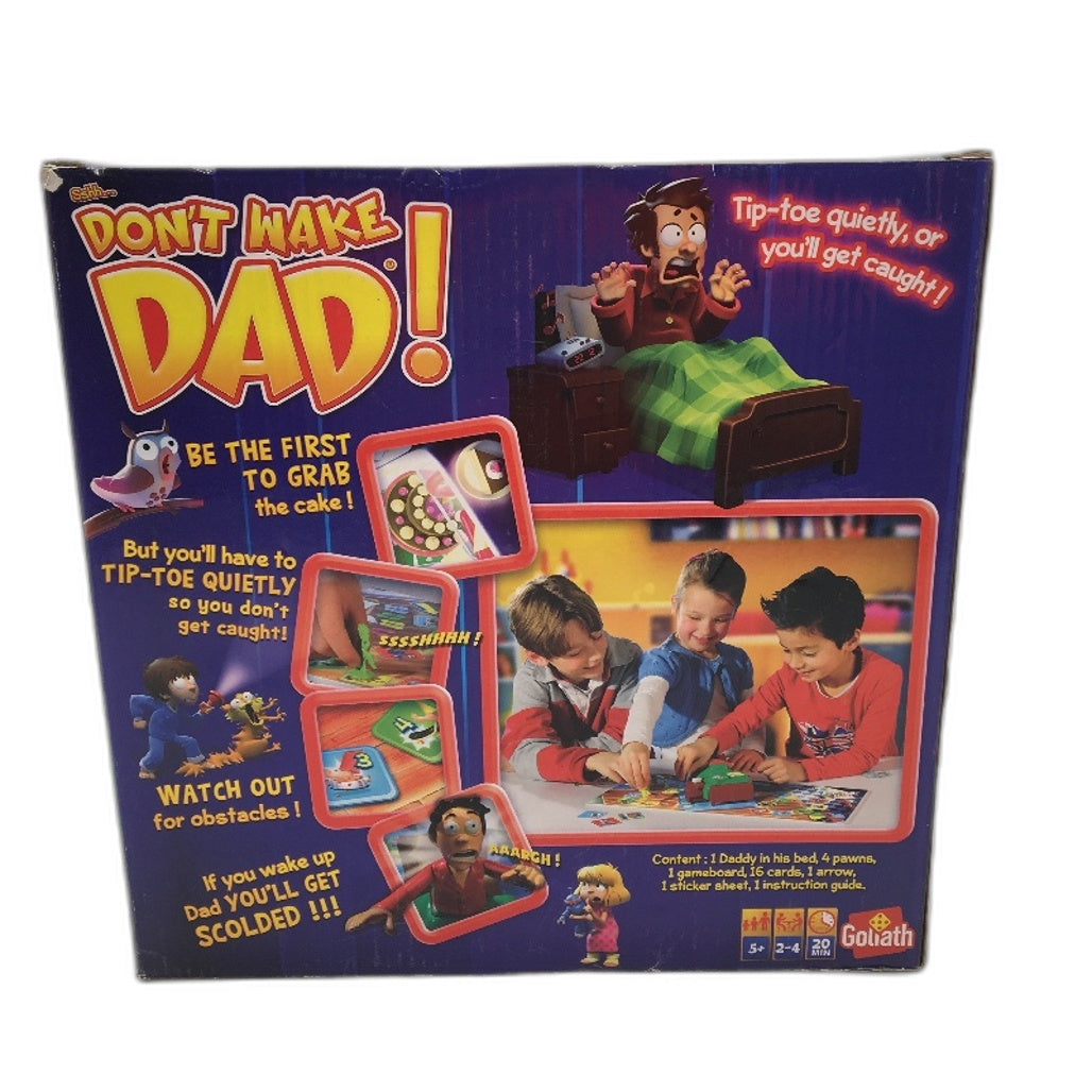 Goliath Games Don't Wake Dad Family Kids Board Game 5 Plus Years 2-4 Players NEW