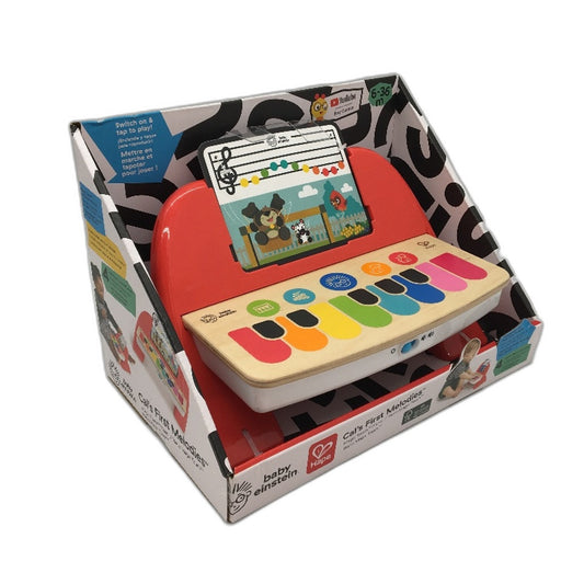 Hape Baby Einstein Cal's First Melodies Wood & Plastic Magic Touch Piano NEW