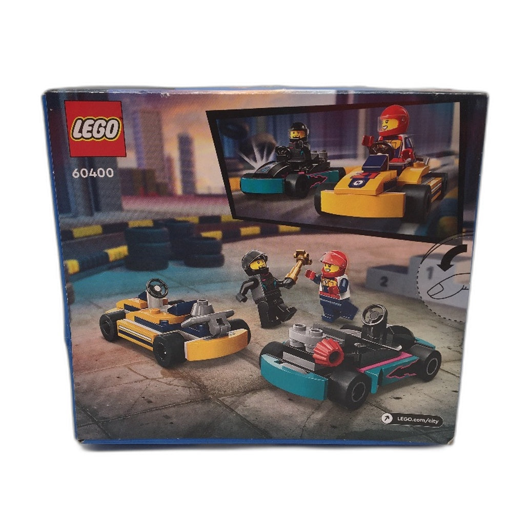 LEGO City Great Vehicles Go Karts and Race Drivers 60400 for Ages 5 plus