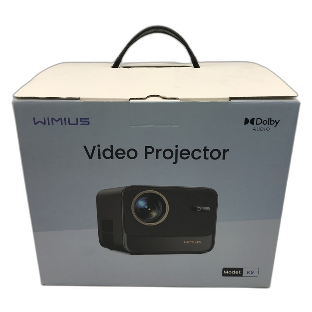 Wimius K9 Auto Focus & Keystone 1080p HD Smart Home Cinema Projector DEMO