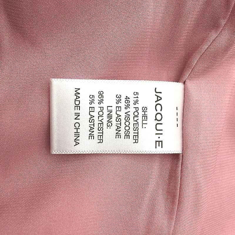 Jacqui.E Baby Pink Blazer Ladies AU 14 - Viscose Blend Polyester/Elastane Lightweight NEW