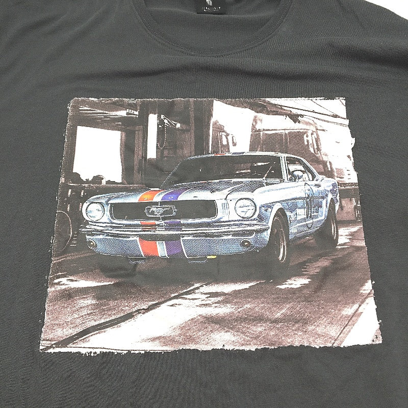 Jeanswest FORD MUSTANG 100% Cotton Casual T-Shirt Mens Sz M Grey - Lightweight Durable Design NEW