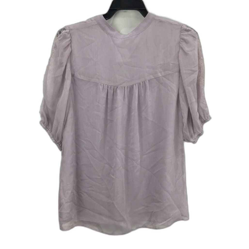 Tokito Sorbet Scene Lilac Short Sleeve Lace Pintuck Top Ladies Size 8 NEW