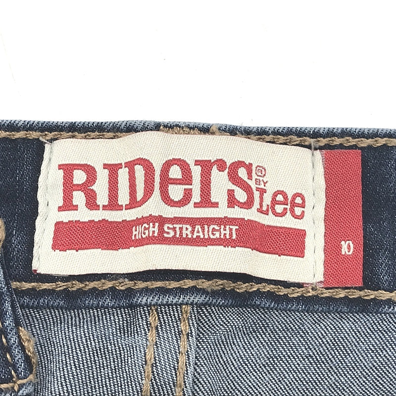 Riders by Lee High Straight Dark Blue Denim Jeans Ladies Size 10 NEW