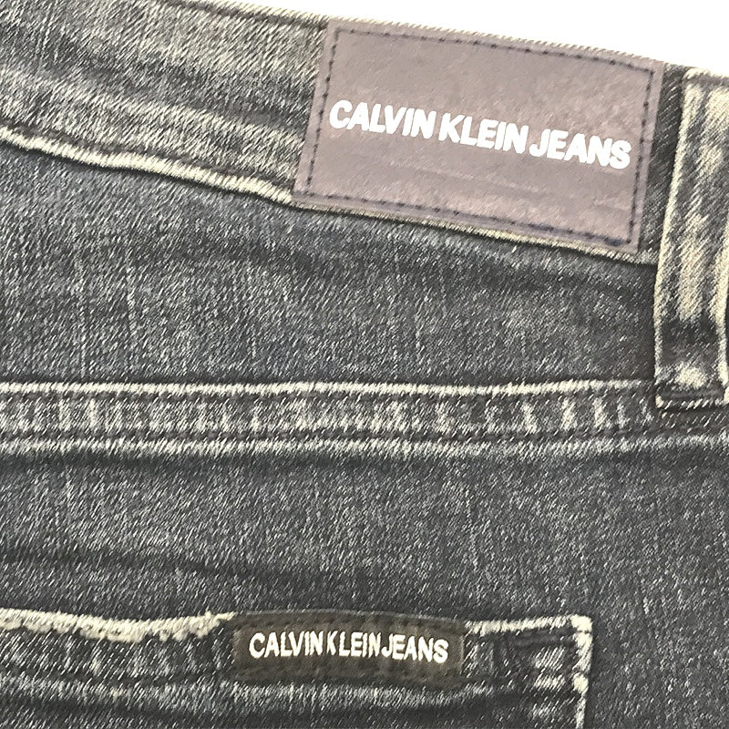 Calvin Klein High Rise Skinny Ripped Blue Wash Denim Jeans Ladies Size W29 L30