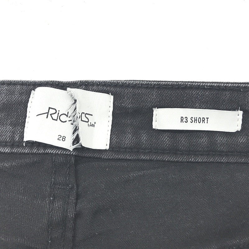 Riders by Lee R3 Designed To Fade Black Denim Shorts Mens Size 28 EX-DISPLAY