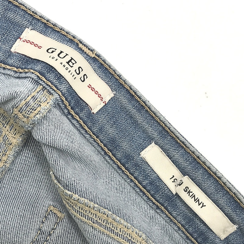 Guess 1981 Skinny Light Blue Wash Soft Denim Jeans Ladies Size 30