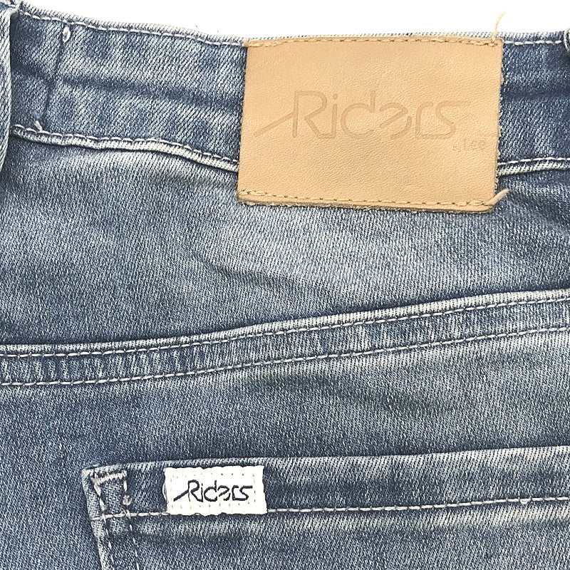 Riders by Lee Mid Vegas Skimmer Faded Blue Denim Jeans Ladies Size 11 NEW