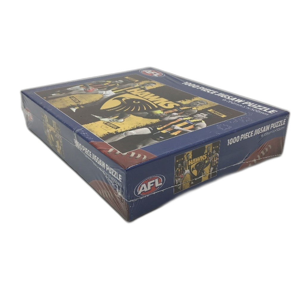 AFL Hawthorn Hawks 1000 Pce Jigsaw Puzzle 700mm Width x 500mm Height NEW