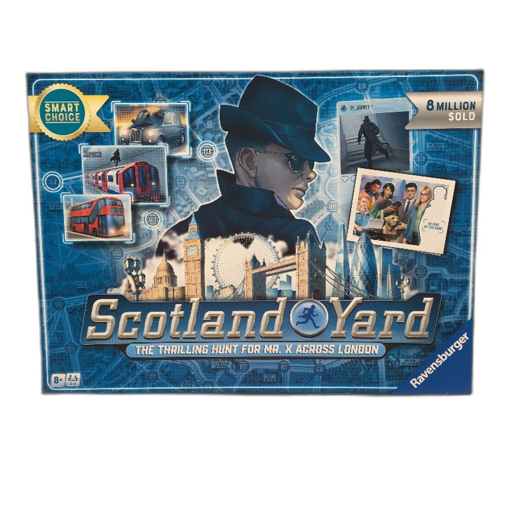 Scotland Yard On The Hunt for Mr X Thrilling Board Game Ages 8 & Up NEW