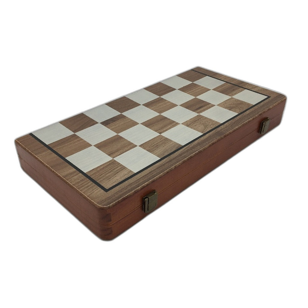 JoneyTech Wooden Chess&Checkers Game Set Magnetic Board Foldable&Portable NEW