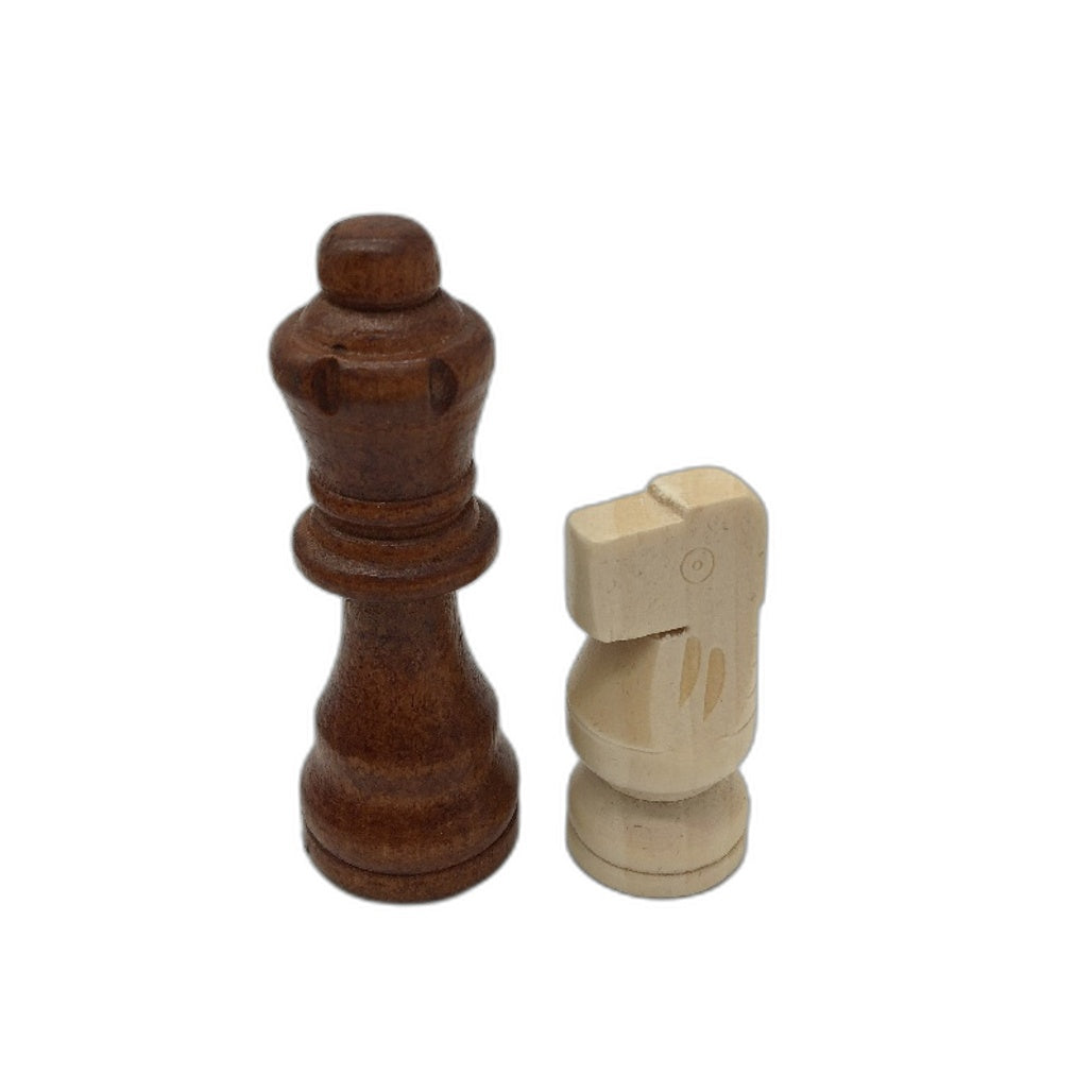 JoneyTech Wooden Chess&Checkers Game Set Magnetic Board Foldable&Portable NEW