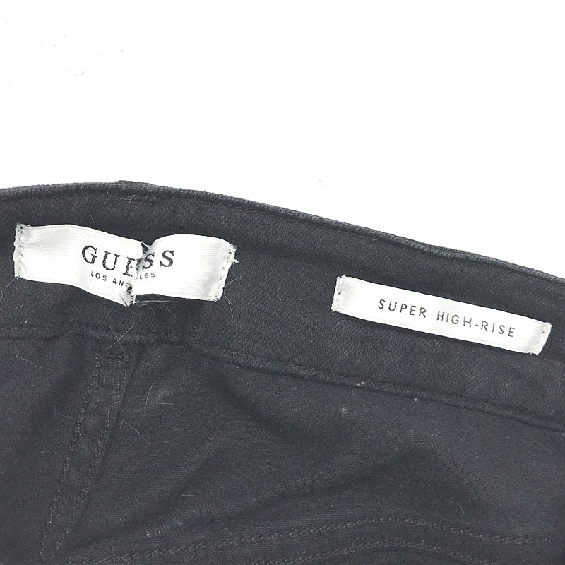 Guess Super High Rise Black Denim Jeans Ladies Size 28 EX-DISPLAY