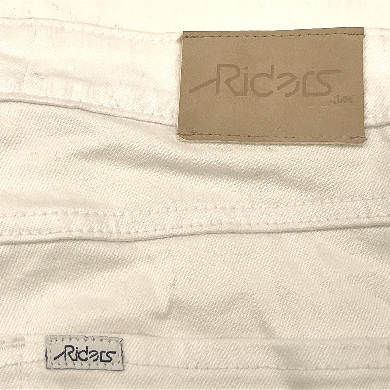 Riders by Lee Hi Rider White Classic Denim Jeans Ladies Size 9 DEMO