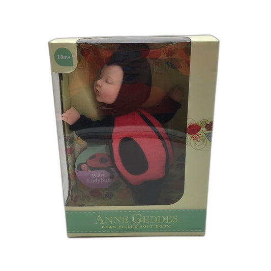 2024 Collectable Anne Geddes Bean Filled Soft Body Baby Lady Bug NEW