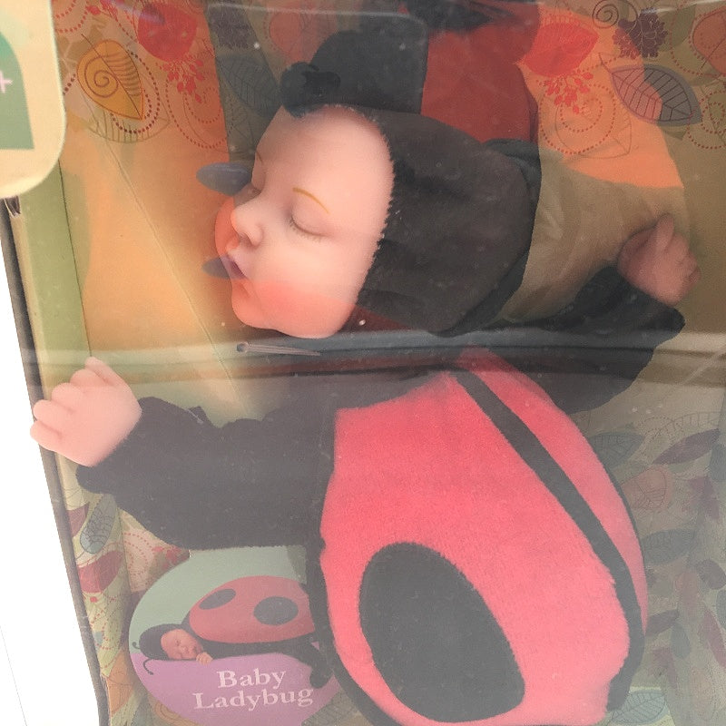 2024 Collectable Anne Geddes Bean Filled Soft Body Baby Lady Bug NEW