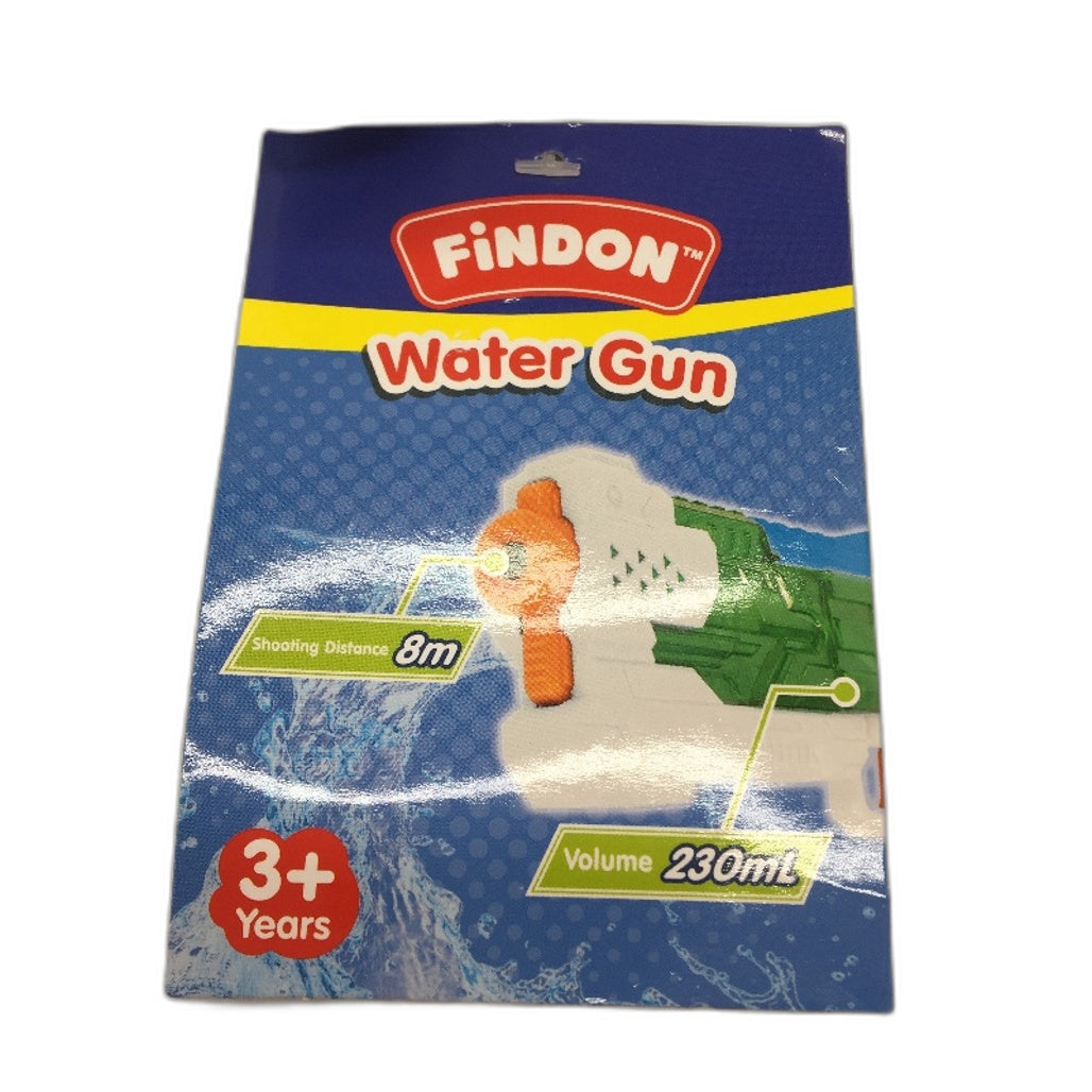 Findon Blue & White Water Gun 2 Pack For Ages 3 Plus Years Beach & Pool Fun - Durable & Lightweight NEW