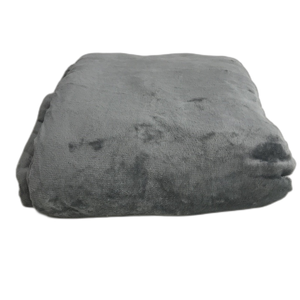 Auselect Electric Heated Soft Flannel And Sherpa Blanket Throw NEW